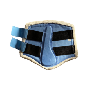 Arctic Blue Fluffy Brushing Boots