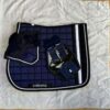 Indigo Blue Neoprene Brushing Boots - Image 3