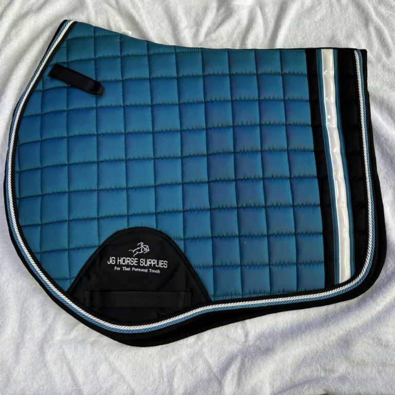 Peacock Blue Saddle Pad